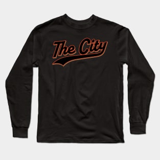 San Francisco 'The City' Baseball Fan Tee: Hit a Foggy Home Run! Long Sleeve T-Shirt